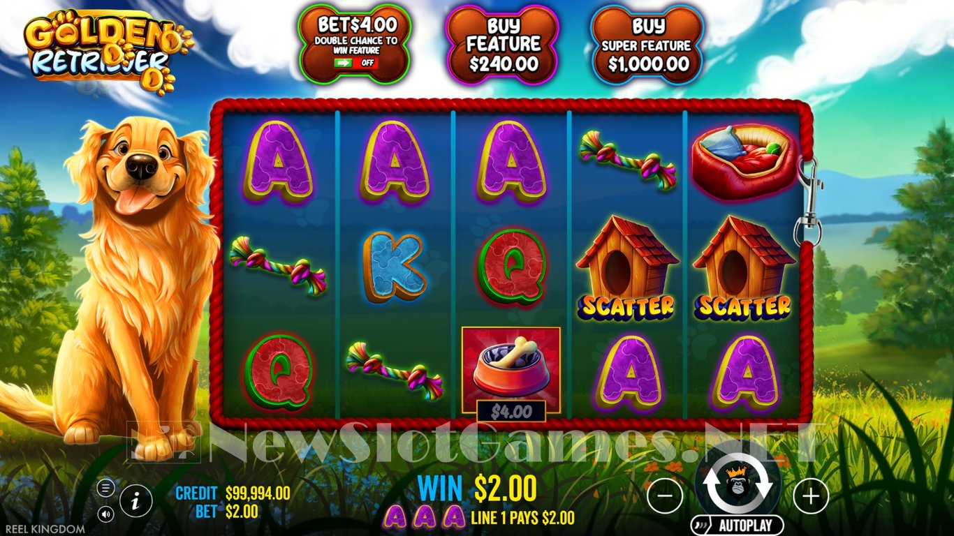 Golden Retriever Slot Slot Image in Demo - pic. 3