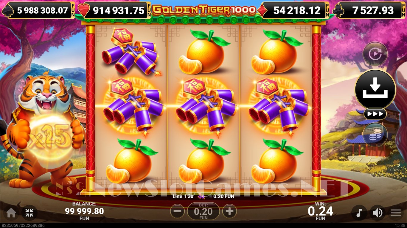 Golden Tiger Slot Demo Image