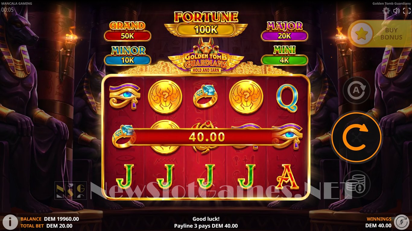 Golden Tomb Guardians Slot Slot Image in Demo - pic. 2