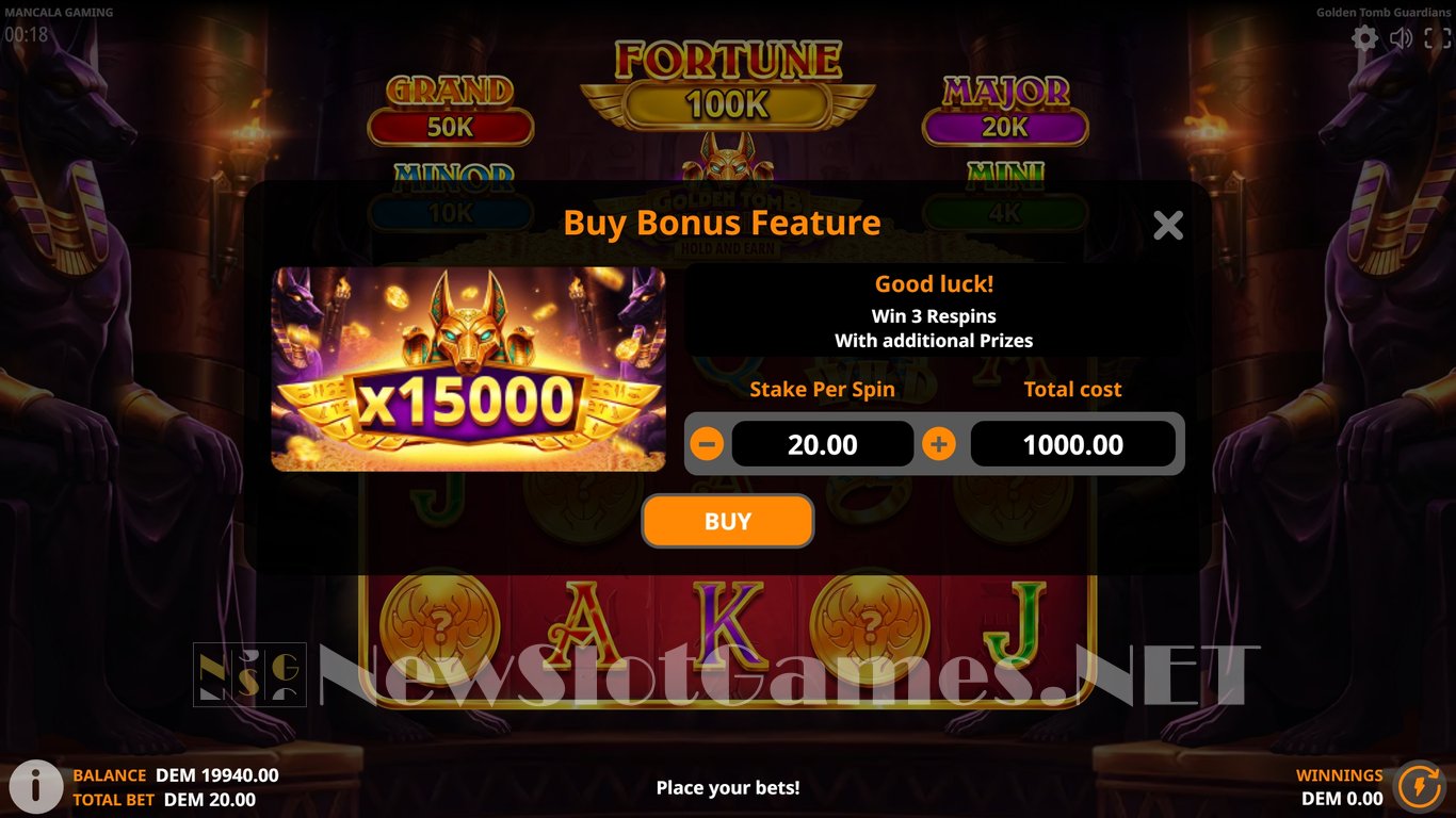 Golden Tomb Guardians Slot Slot Image in Demo - pic. 4