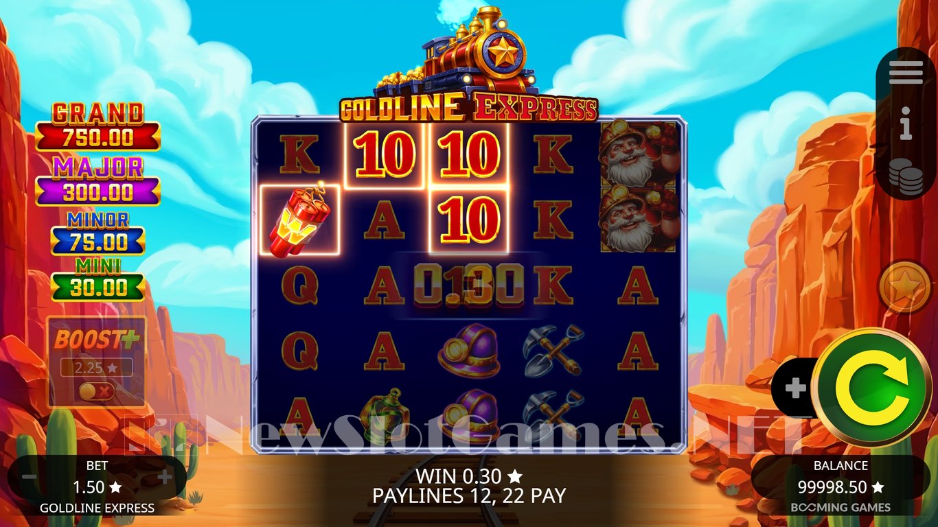Goldline Express Slot Demo Image