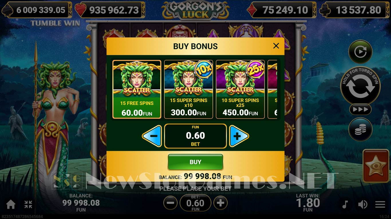 Gorgons Luck Slot Slot Image in Demo - pic. 6