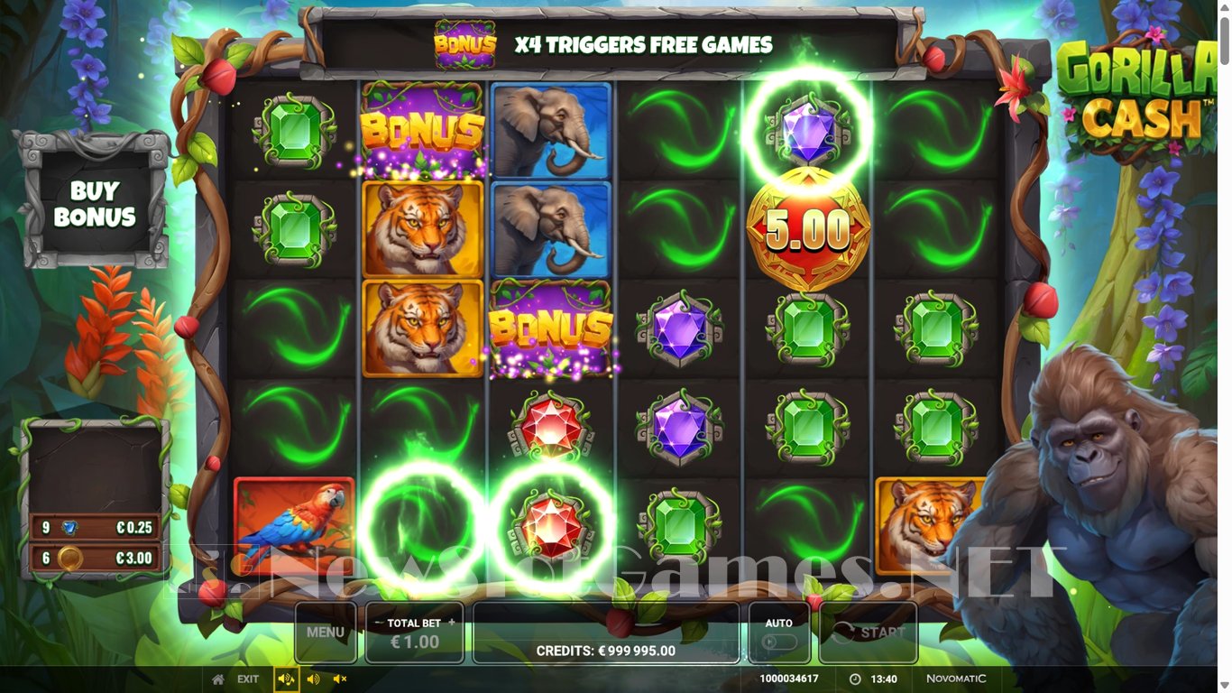 Gorilla Cash Slot Slot Image in Demo - pic. 5