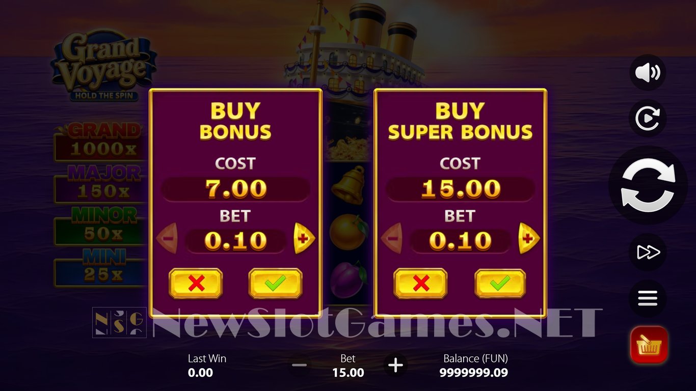 Grand Voyage Hold The Spin Slot Slot Image in Demo - pic. 3