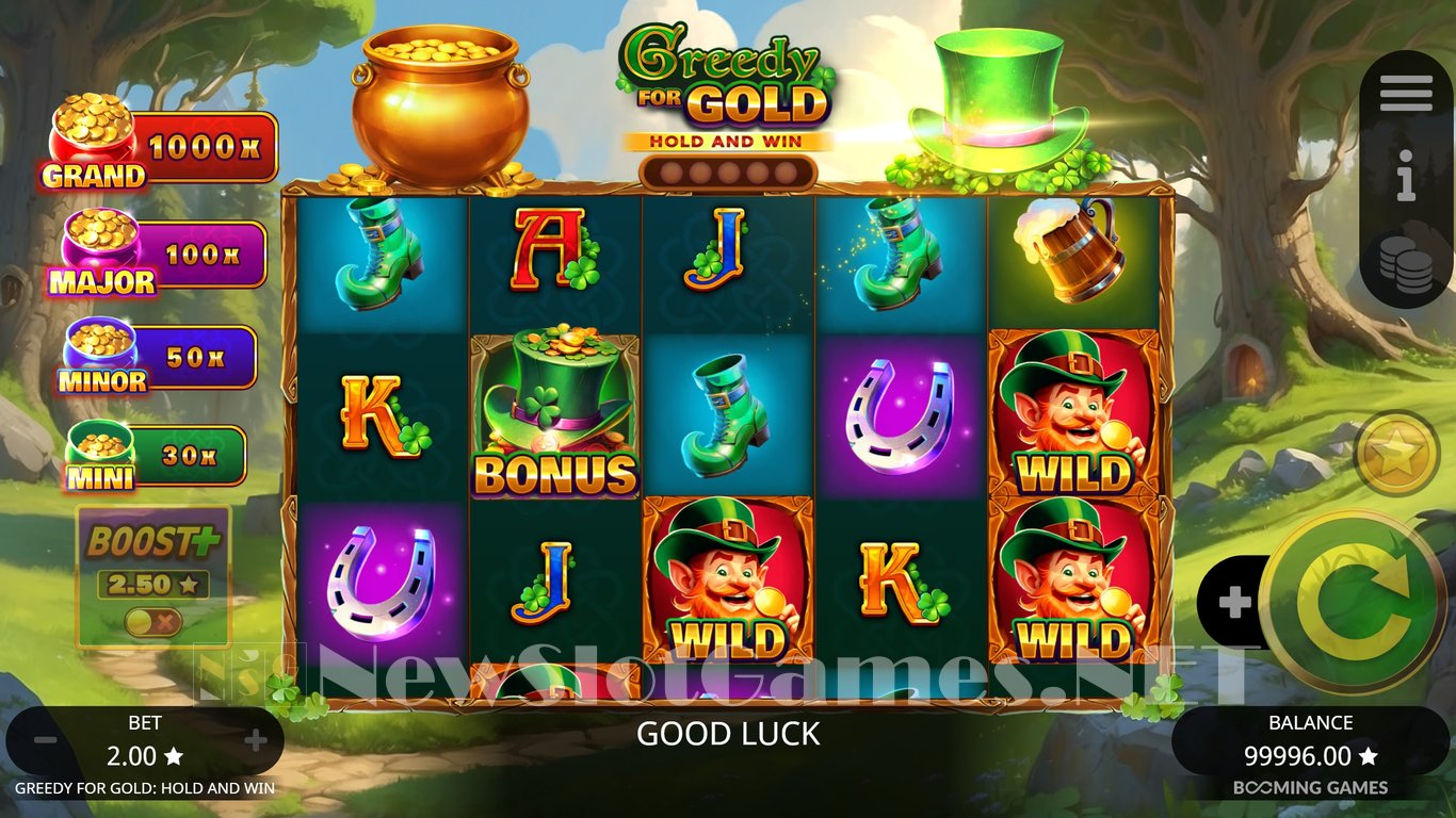 Greedy for Gold Hold and Win Slot Demo Image