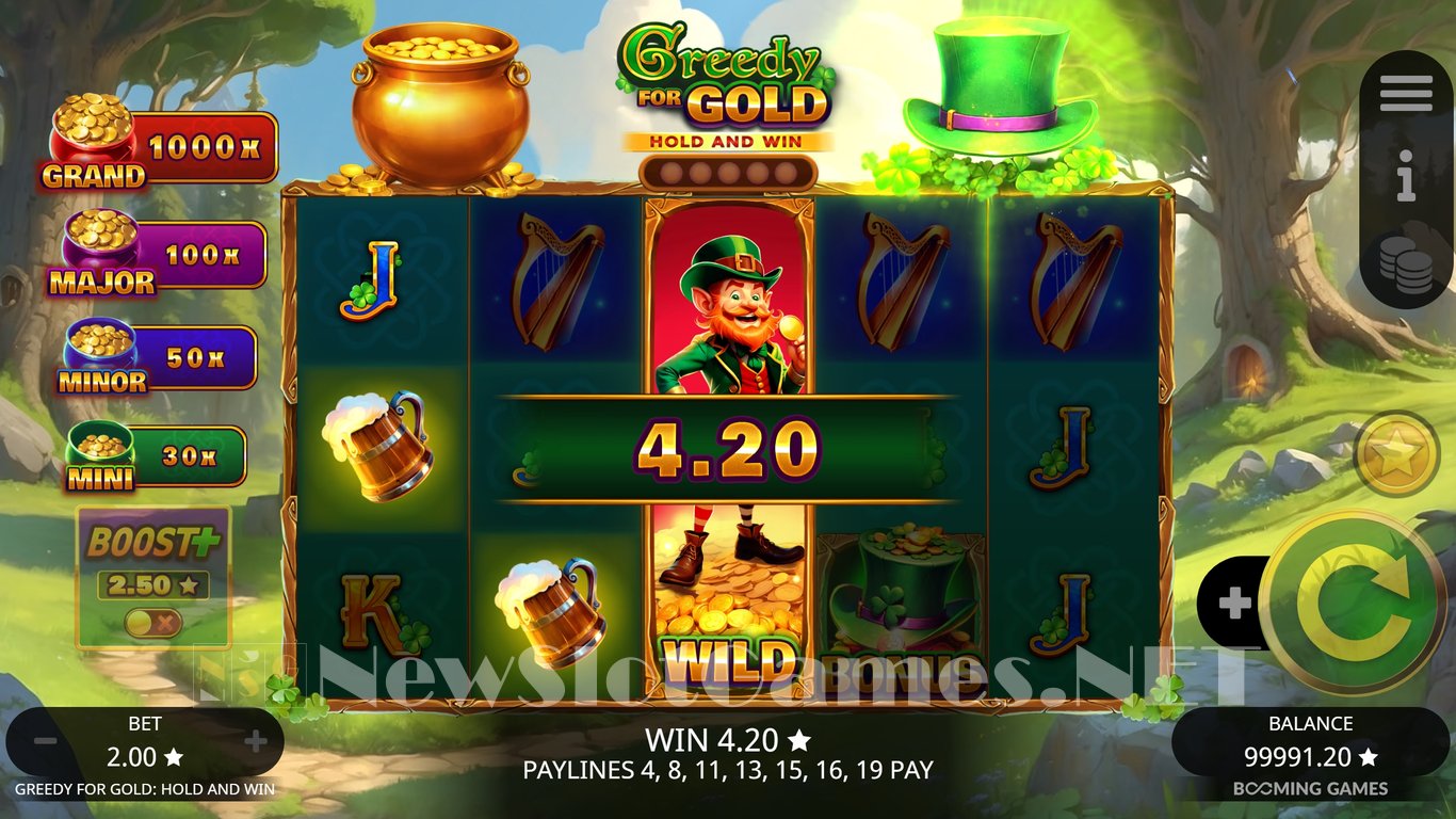 Greedy for Gold Hold and Win Slot Slot Image in Demo - pic. 4