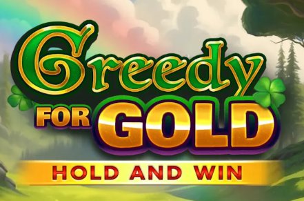 Greedy for Gold Hold and Win Slot Logo