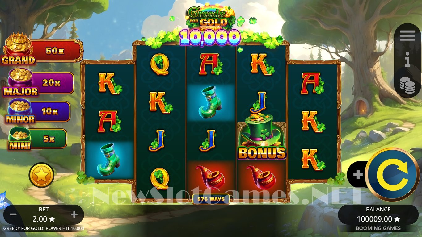 Greedy for Gold Power Hit 10000 Slot Demo Image