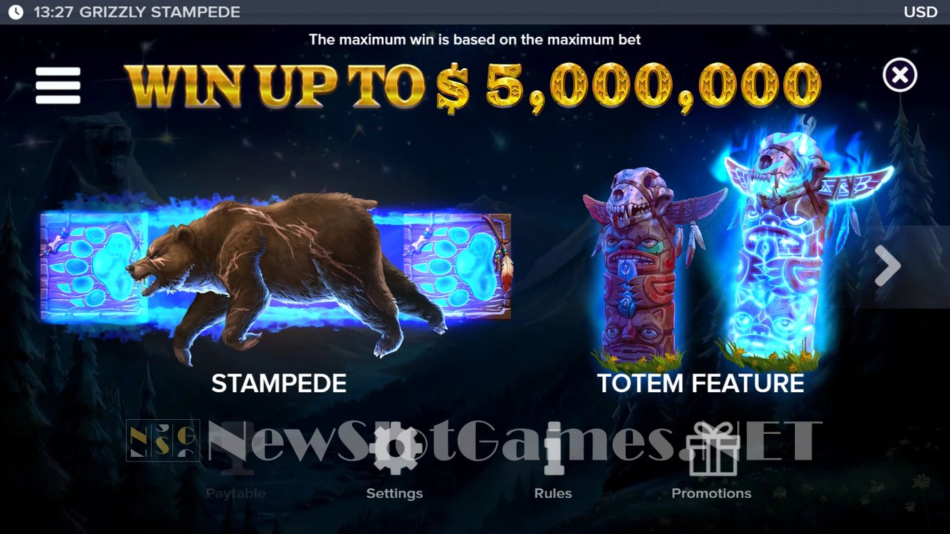 Grizzly Stampede Slot Slot Image in Demo - pic. 5