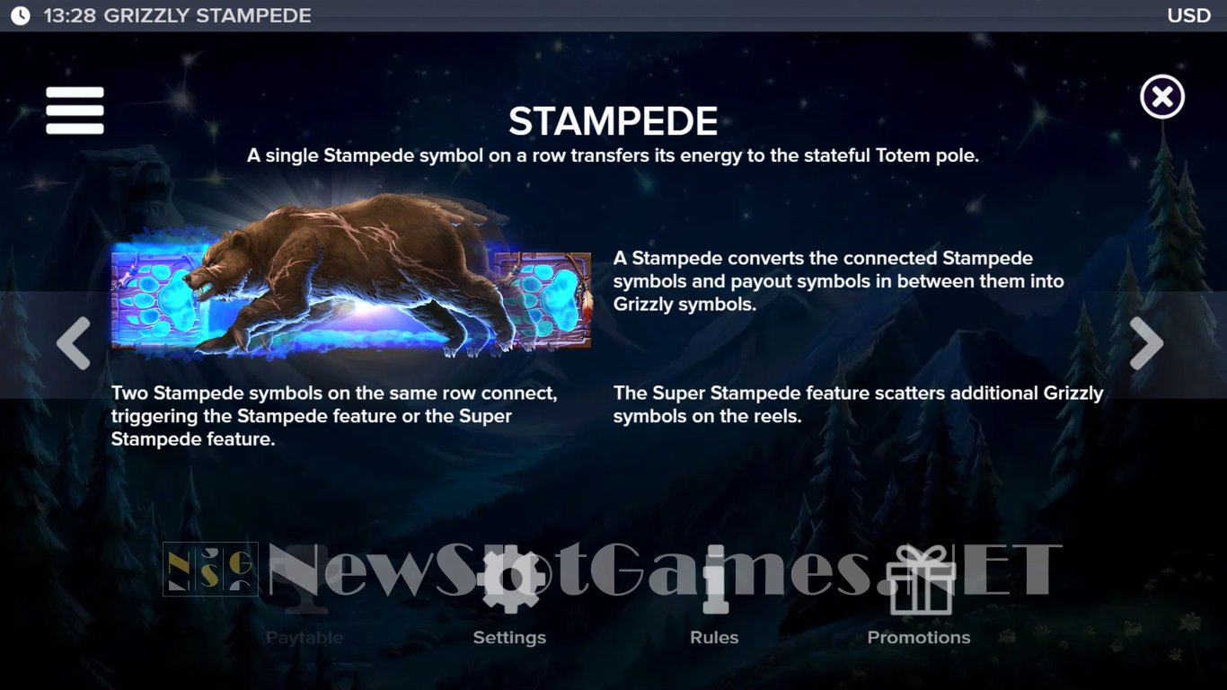 Grizzly Stampede Slot Slot Image in Demo - pic. 6