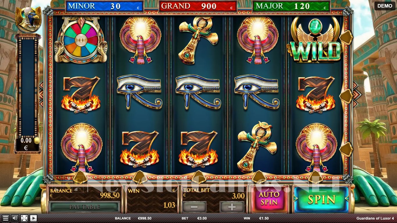 Guardians of Luxor 4 Slot Demo Image