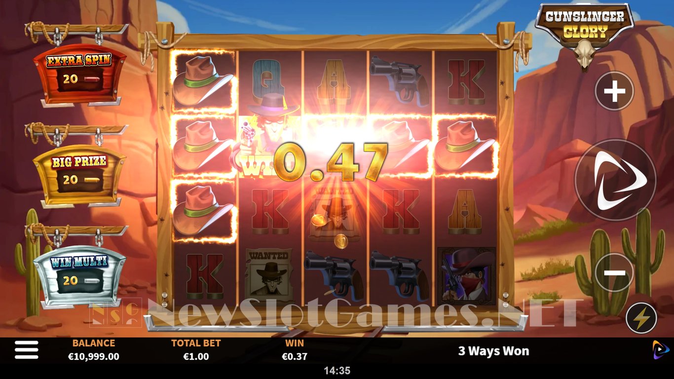 Gunslinger Glory Slot Demo Image