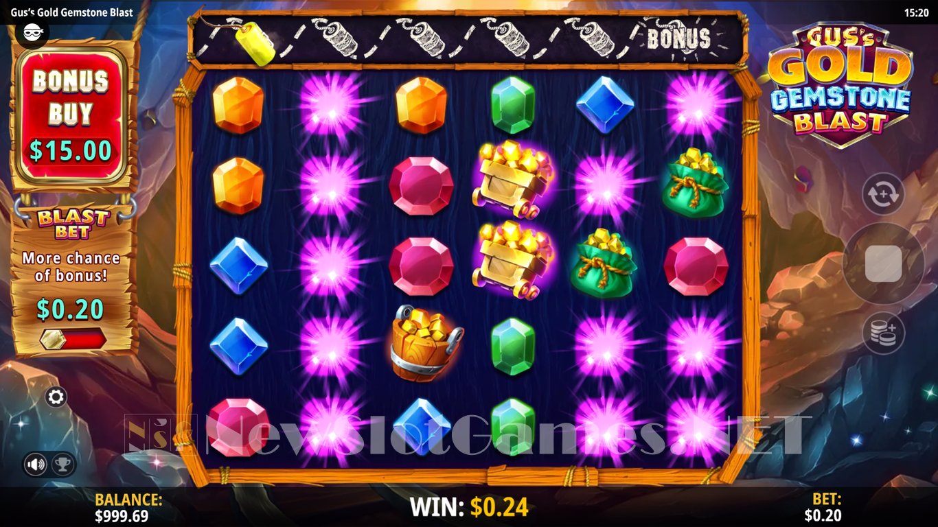 Guss Gold Gemstone Blast Slot Slot Image in Demo - pic. 3