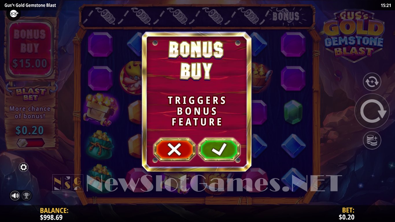 Guss Gold Gemstone Blast Slot Slot Image in Demo - pic. 4
