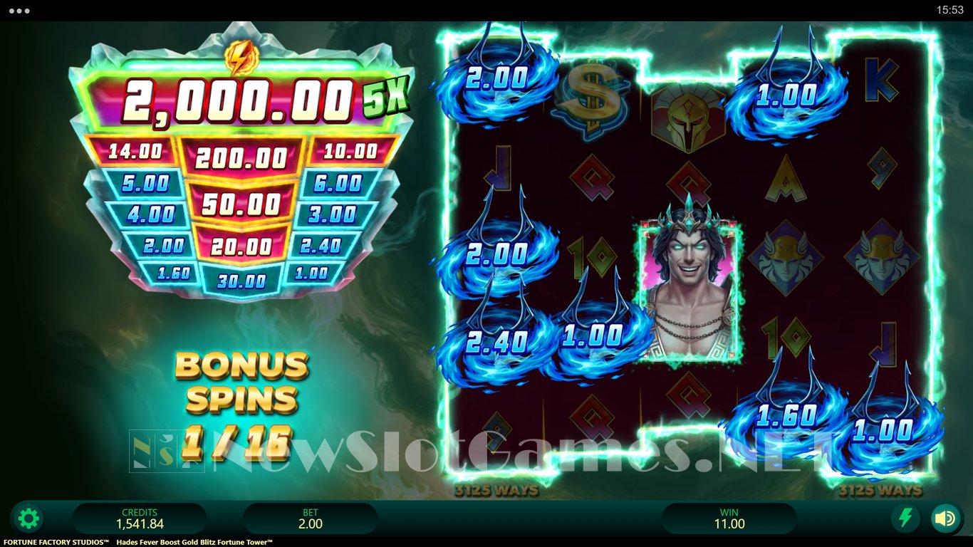 Hades Fever Boost Gold Blitz Fortune Tower Slot Slot Image in Demo - pic. 8