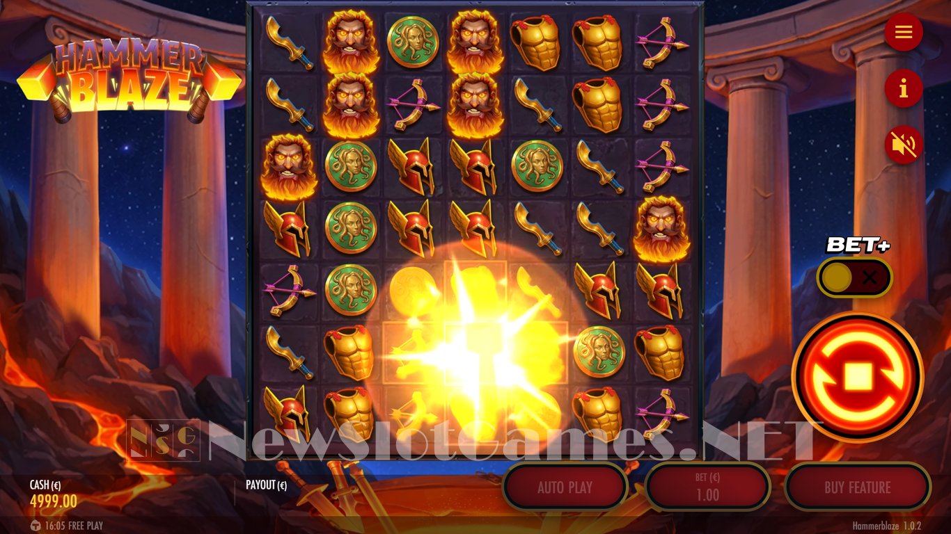 Hammerblaze Slot Demo Image