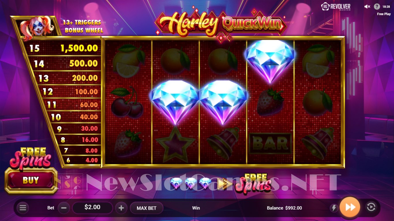 Harley QuickWin Slot Slot Image in Demo - pic. 3