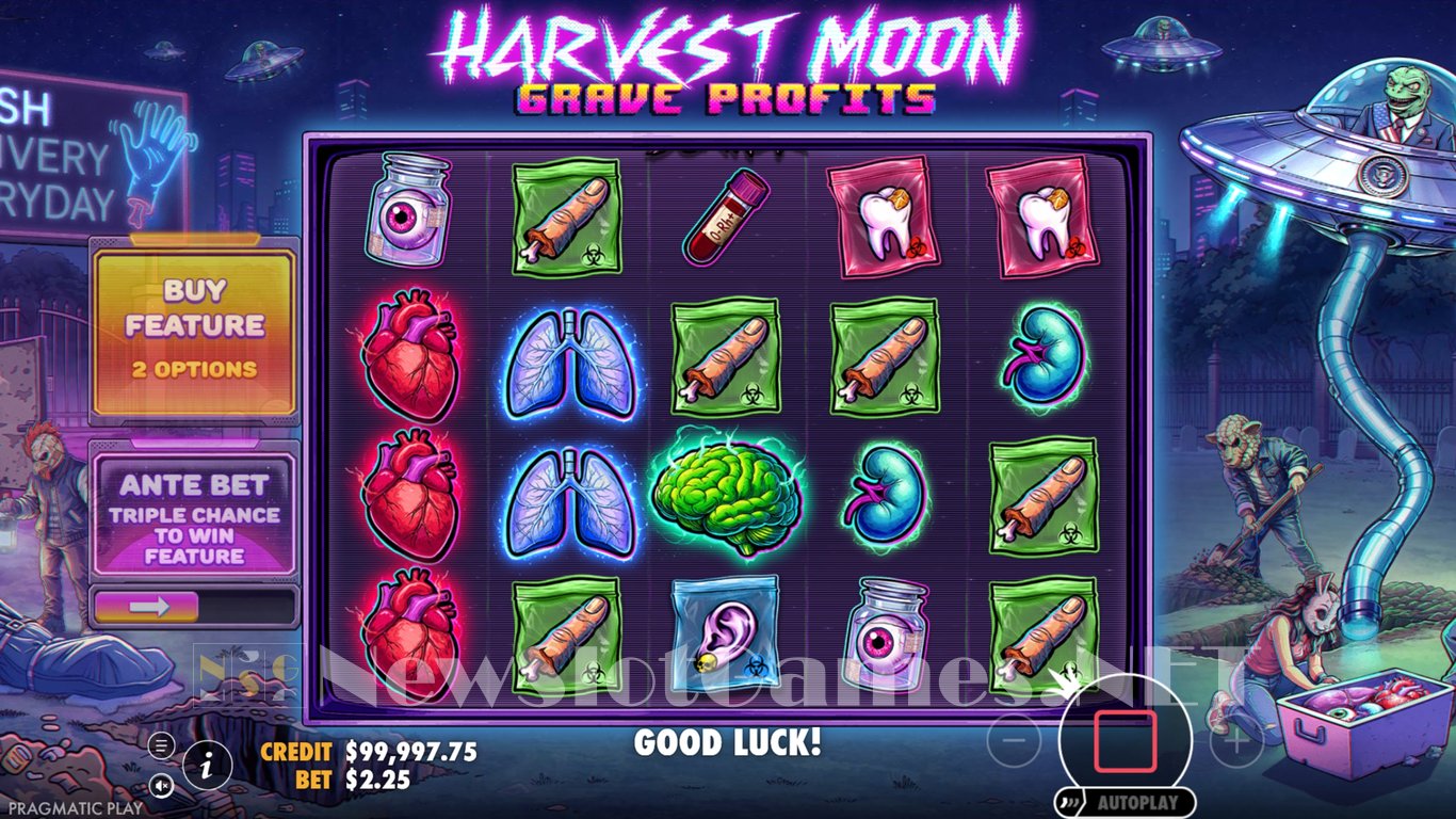 Harvest Moon – Grave Profits Slot Demo Image