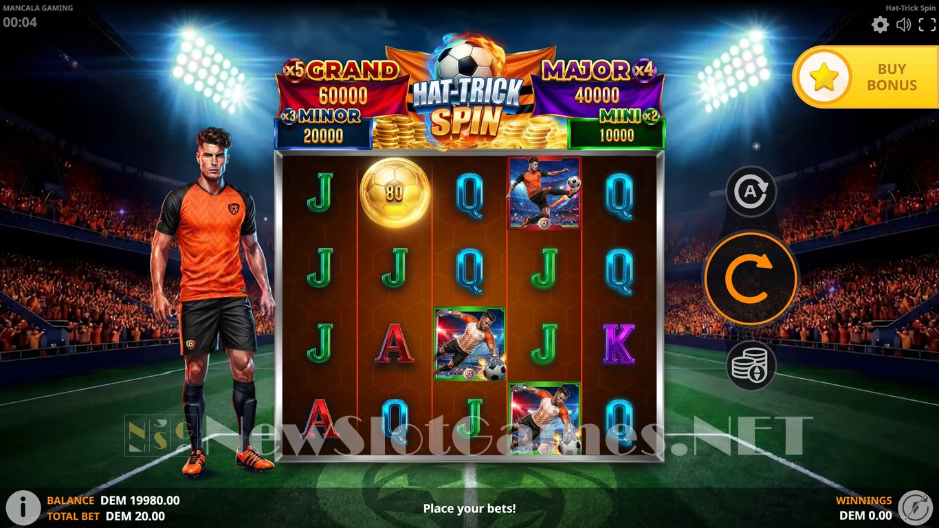 Hat-Trick Spin Slot Demo Image