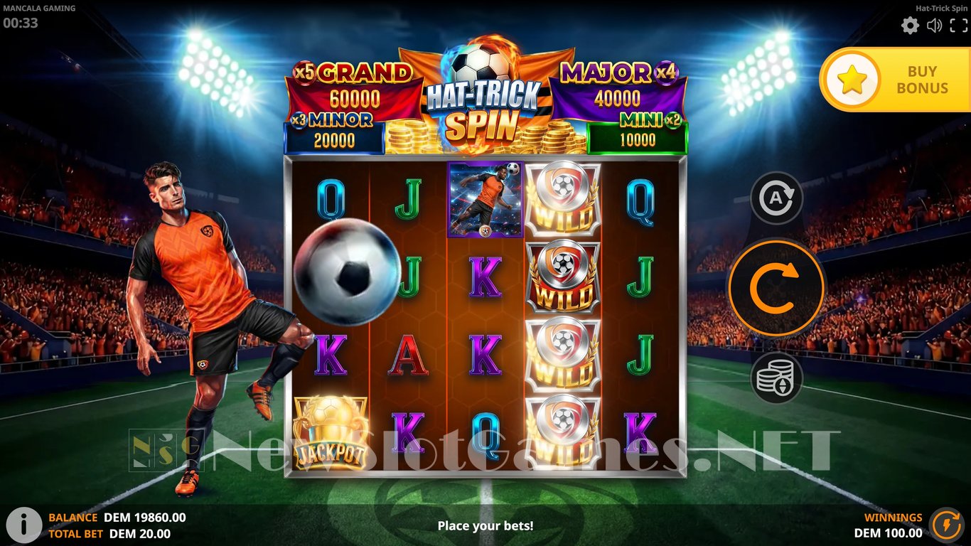 Hat-Trick Spin Slot Slot Image in Demo - pic. 3