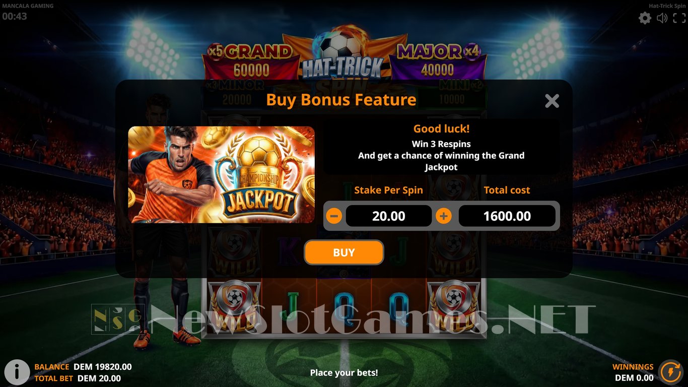 Hat-Trick Spin Slot Slot Image in Demo - pic. 4