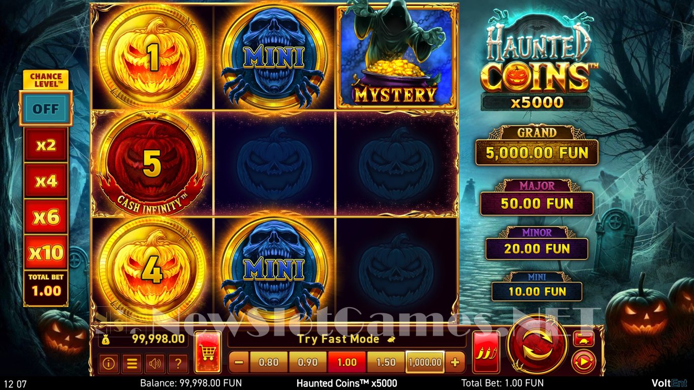 Haunted Coins x5000 Slot Slot Image in Demo - pic. 2