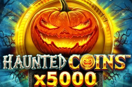 Haunted Coins x5000 Slot Logo