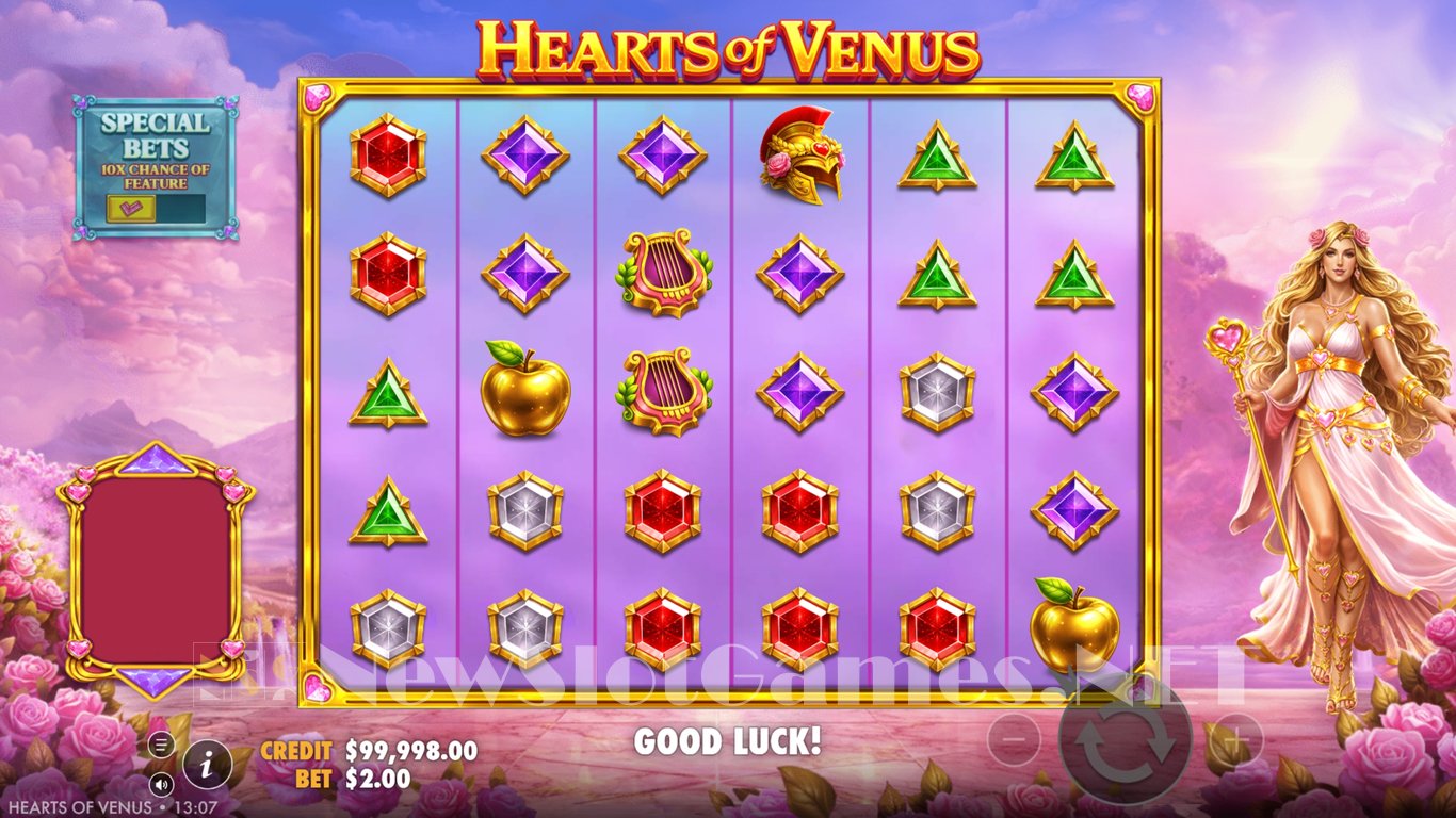 Hearts of Venus Slot Demo Image