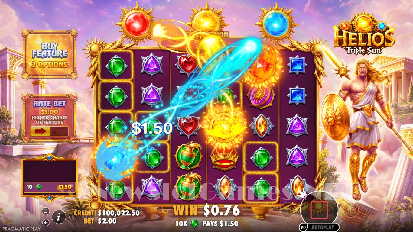 Helios Triple Sun Slot Slot Image in Demo - pic. 3