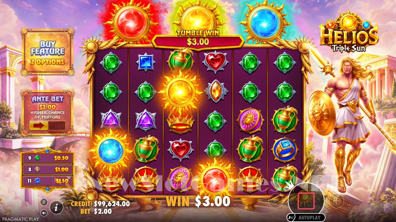 Helios Triple Sun Slot Slot Image in Demo - pic. 5