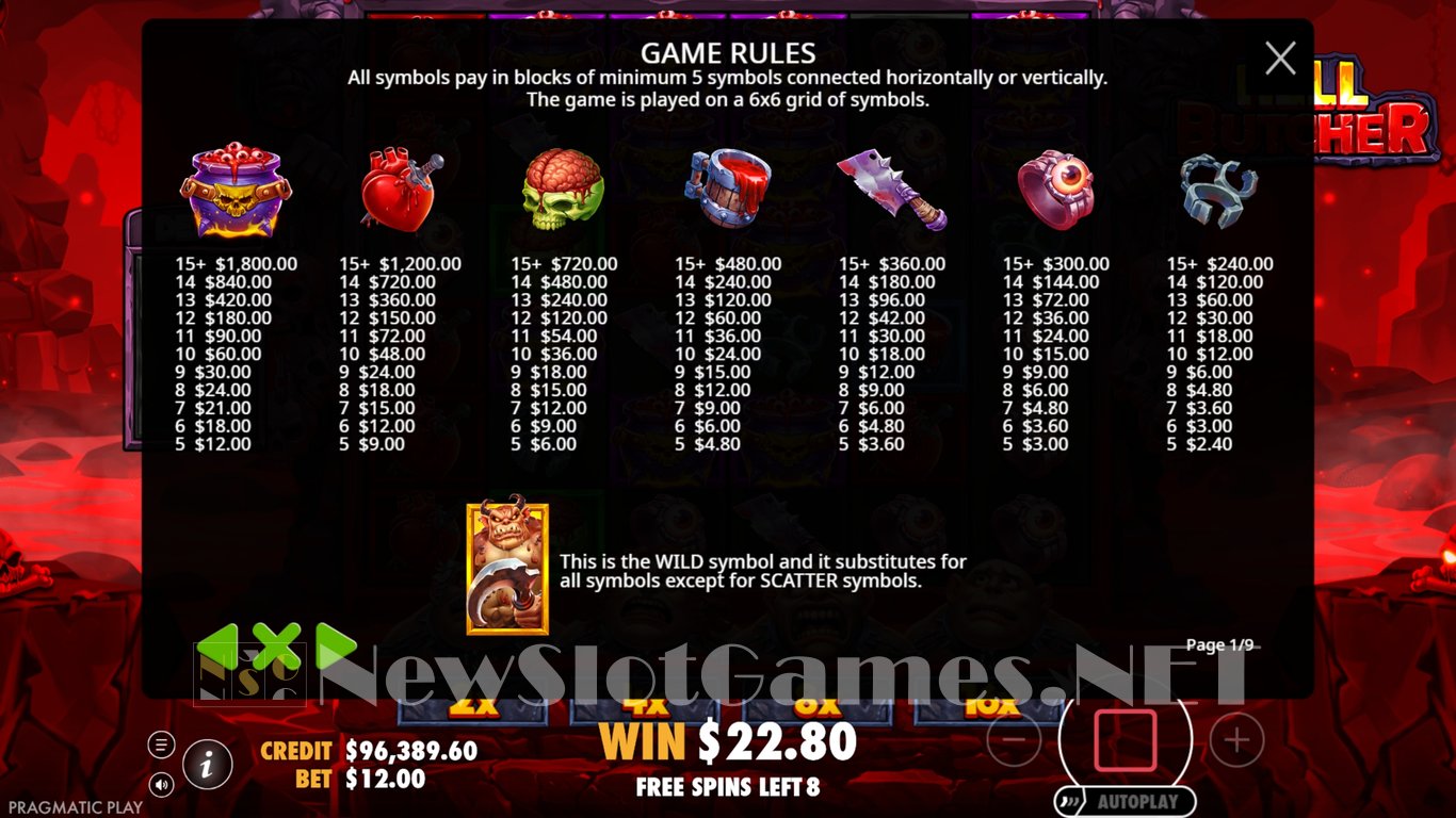 Hell Butcher Slot Slot Image in Demo - pic. 8