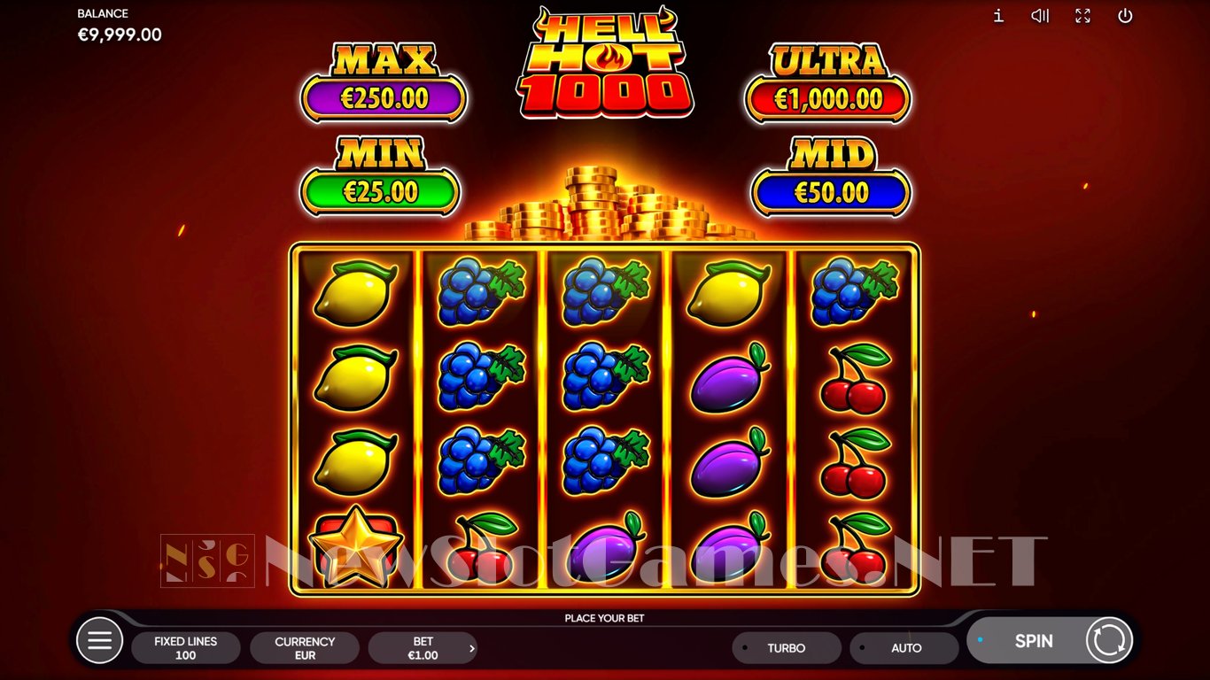 Hell Hot 1000 Slot Demo Image