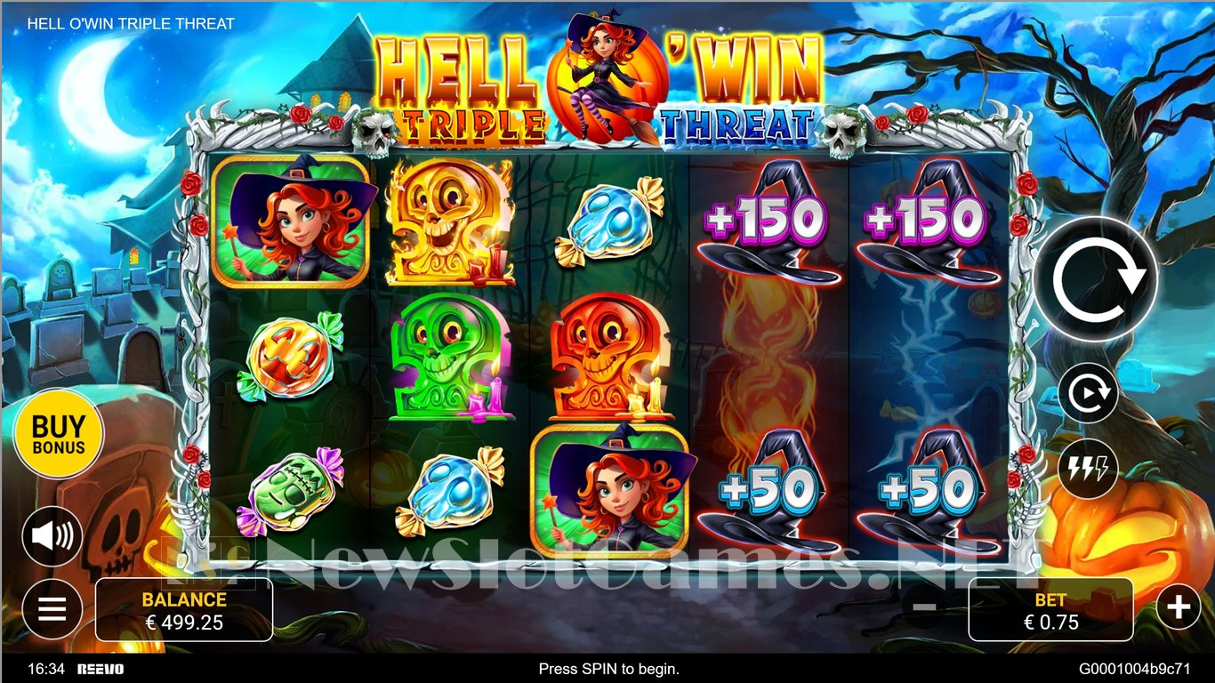 Hell OWin Triple Threat Slot Demo Image