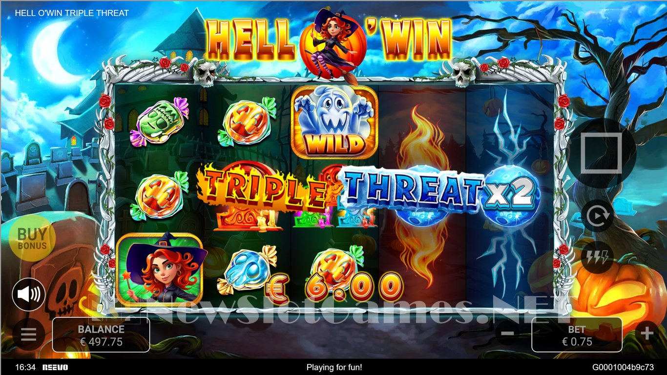 Hell OWin Triple Threat Slot Slot Image in Demo - pic. 3