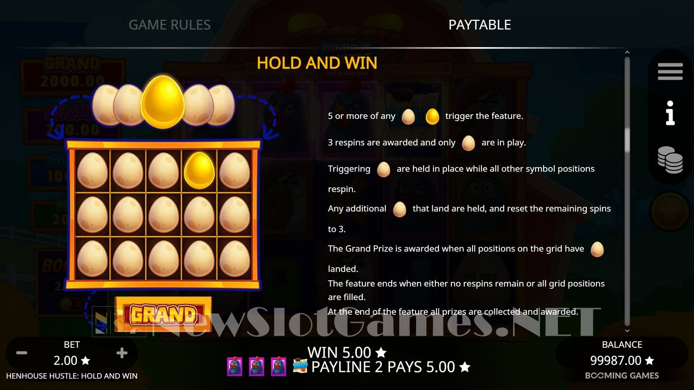Henhouse Hustle Hold and Win Slot Slot Image in Demo - pic. 7