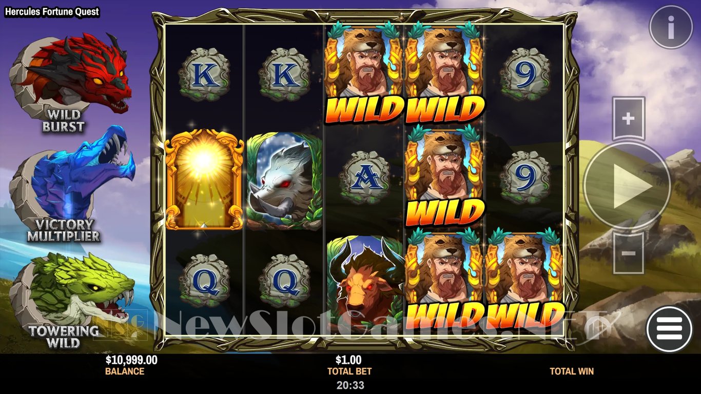 Hercules Fortune Quest Slot Demo Image