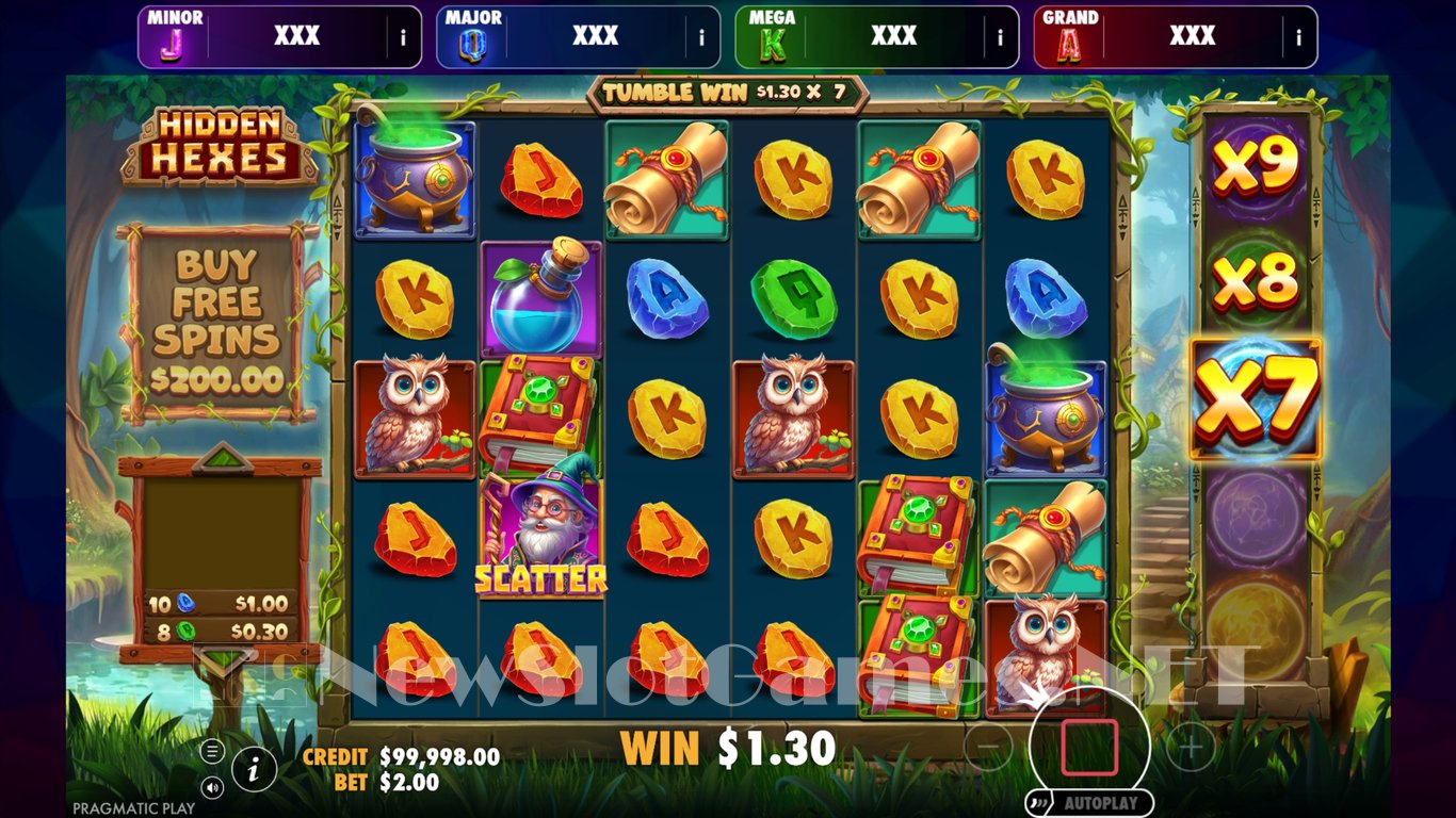 Hidden Hexes Jackpot Bonanza Slot Demo Image