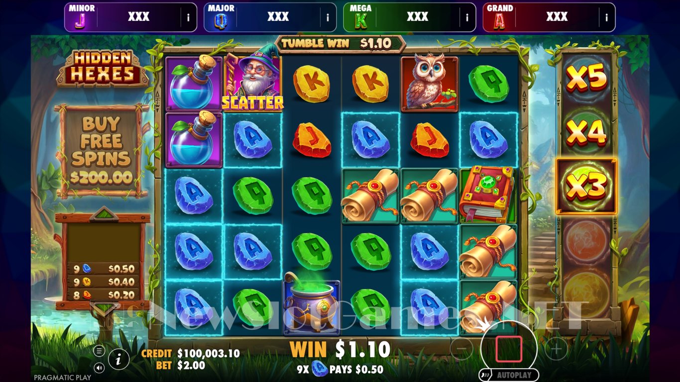 Hidden Hexes Jackpot Bonanza Slot Slot Image in Demo - pic. 3
