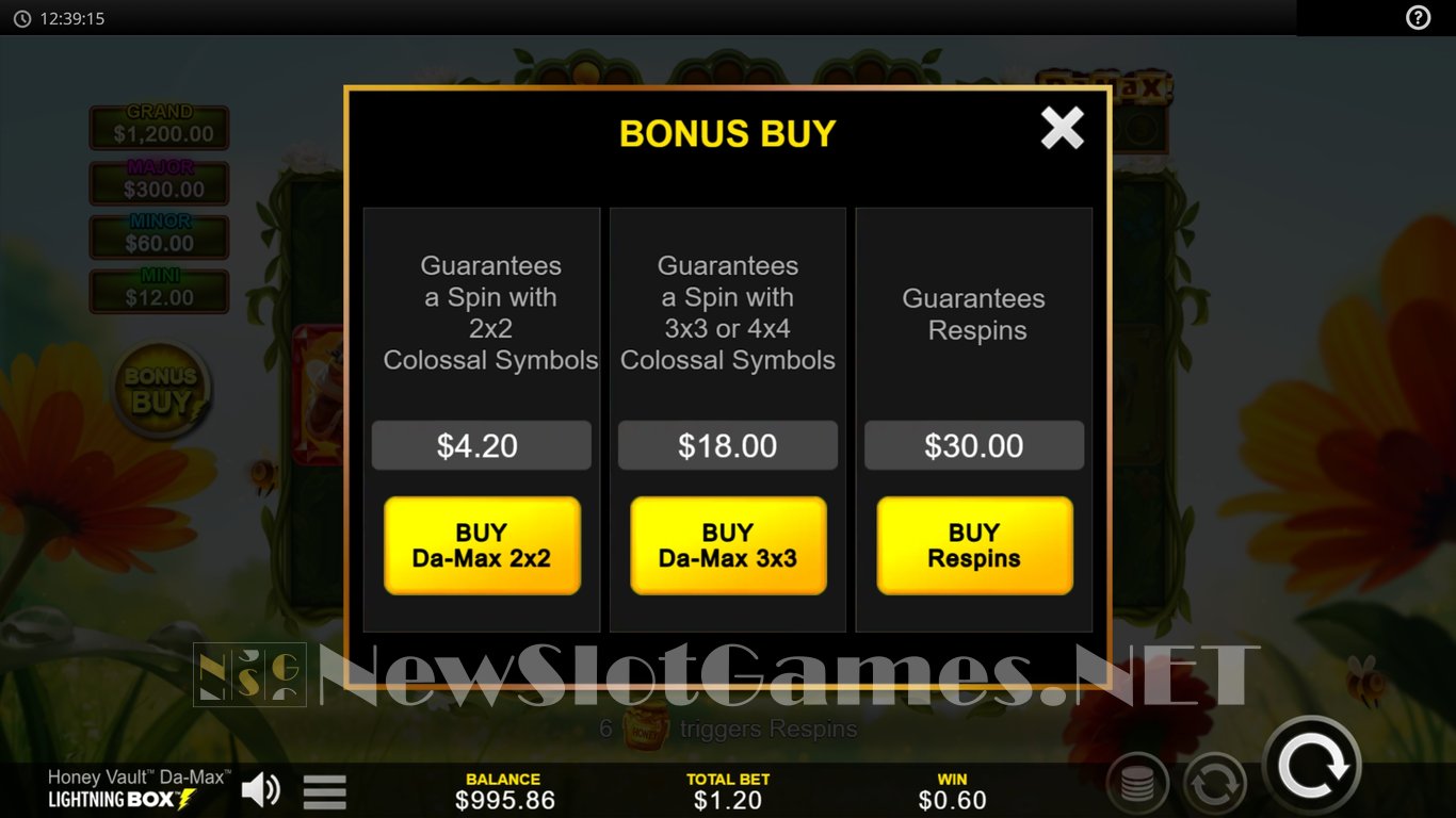 Honey Vault Da-Max Slot Slot Image in Demo - pic. 4
