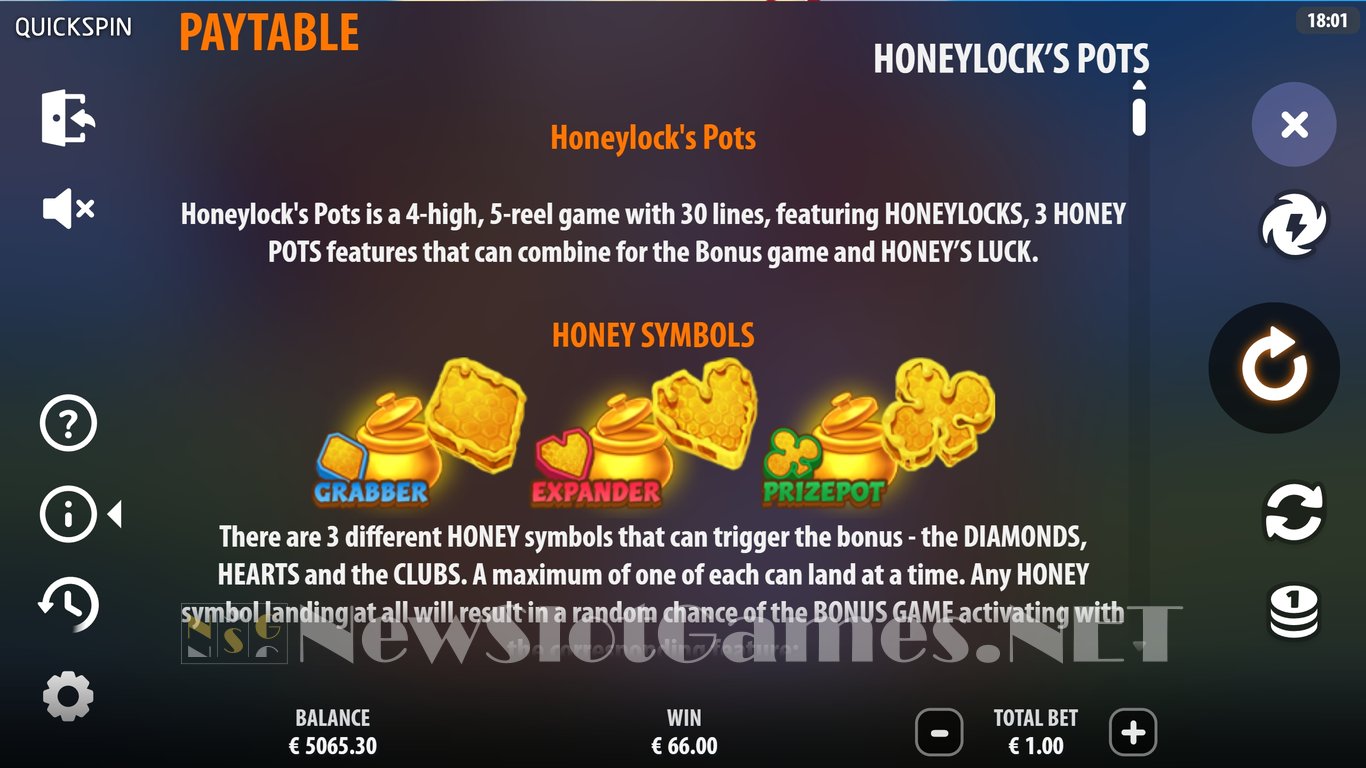 Honeylocks Pots Slot Slot Image in Demo - pic. 5