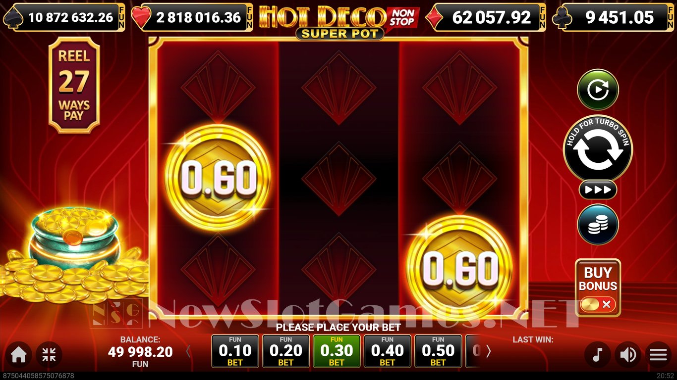 Hot Deco Nonstop Super Pot Slot Slot Image in Demo - pic. 2