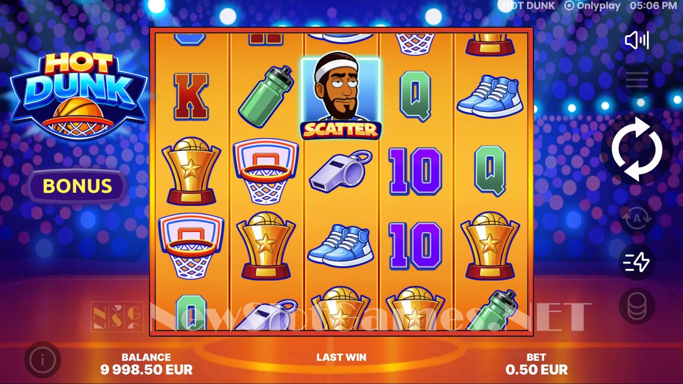 Hot Dunk Slot Slot Image in Demo - pic. 2