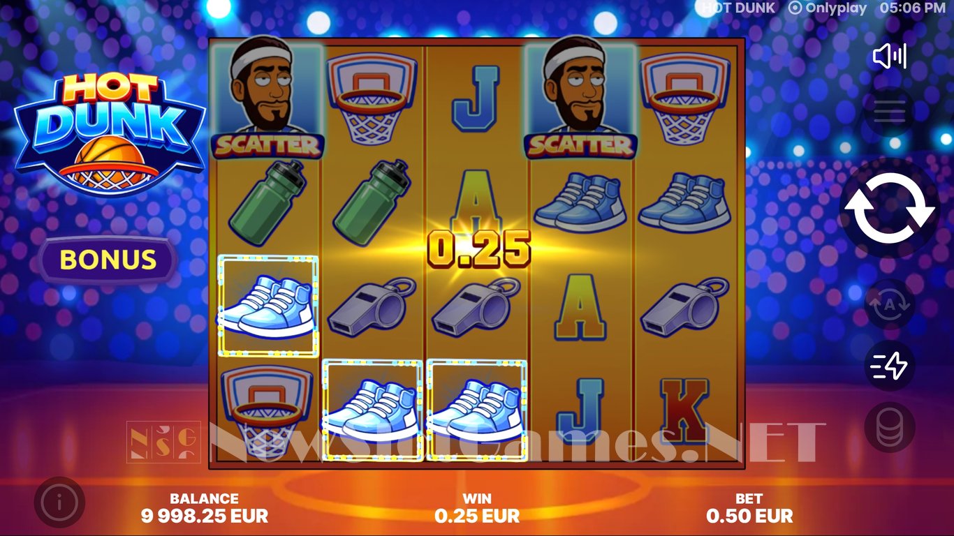 Hot Dunk Slot Slot Image in Demo - pic. 3