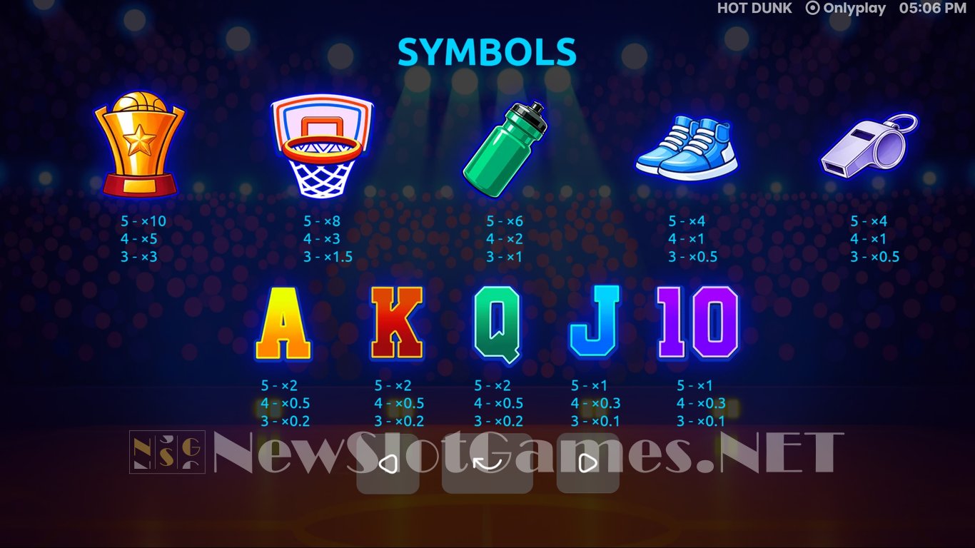 Hot Dunk Slot Slot Image in Demo - pic. 5