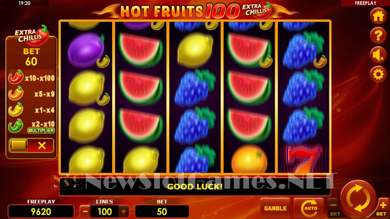 Hot fruits demo