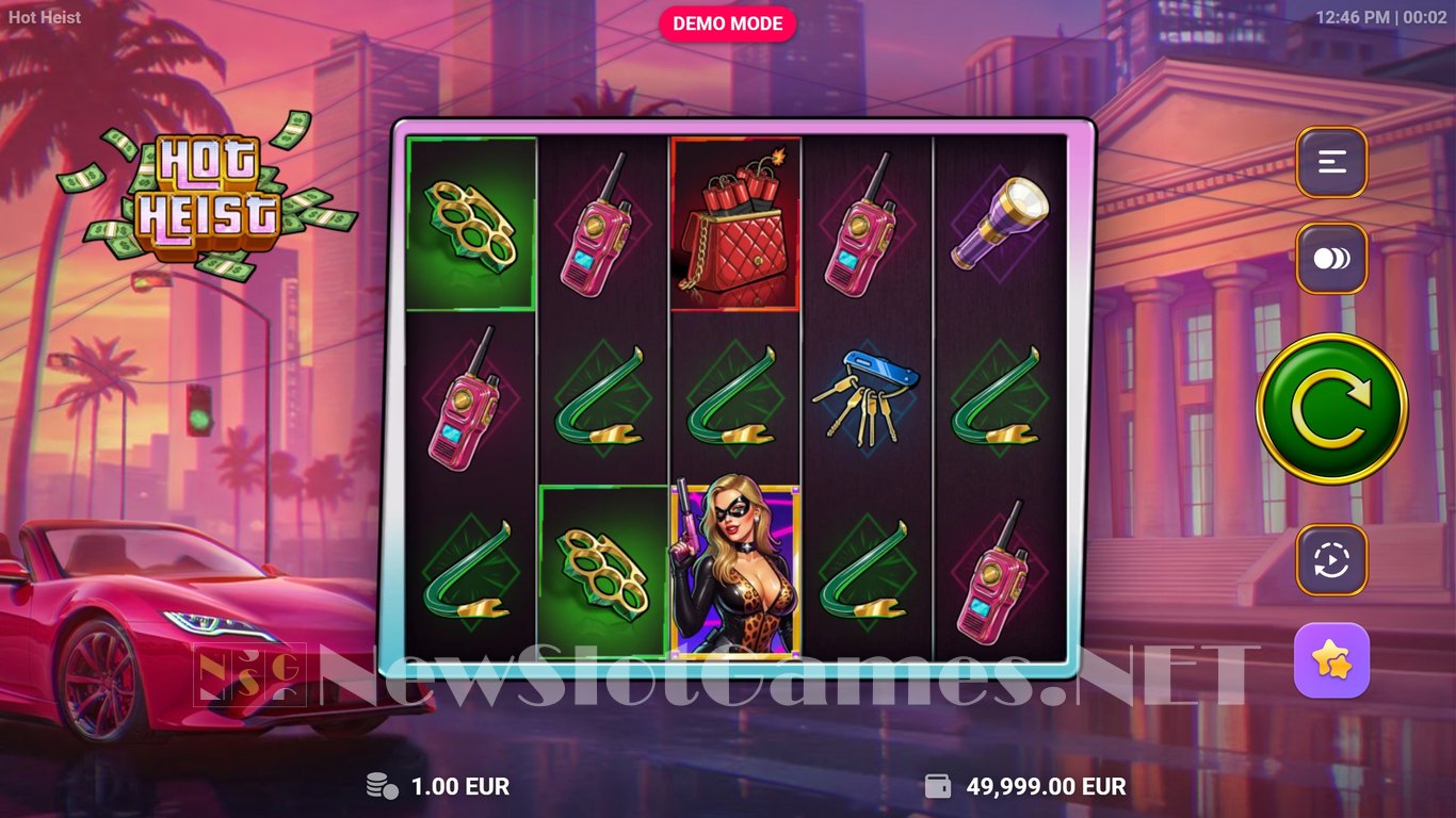 Hot Heist Slot Demo Image