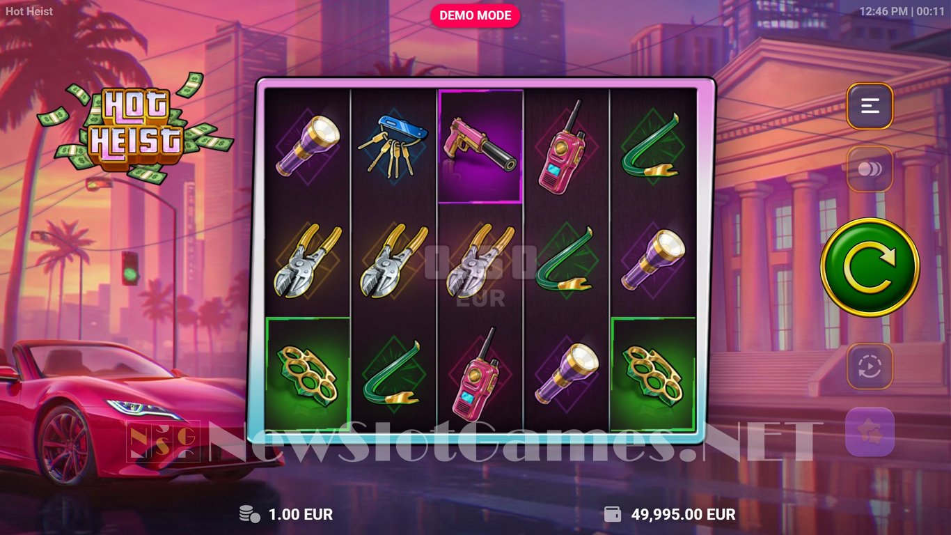 Hot Heist Slot Slot Image in Demo - pic. 3