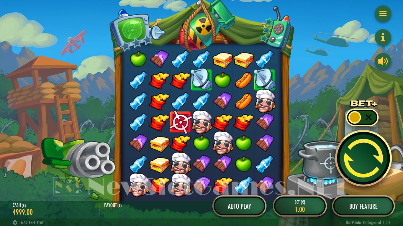 Hot Potato Battleground Slot Demo Image