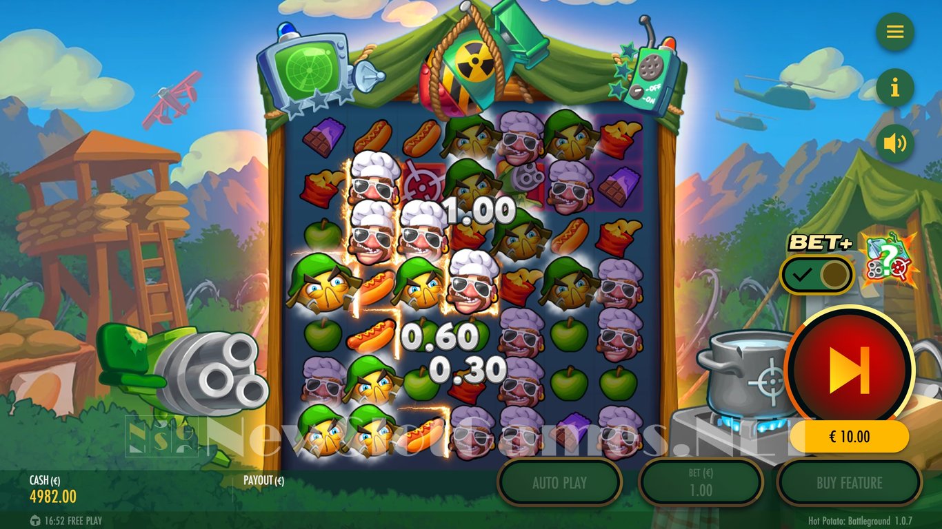 Hot Potato Battleground Slot Slot Image in Demo - pic. 4
