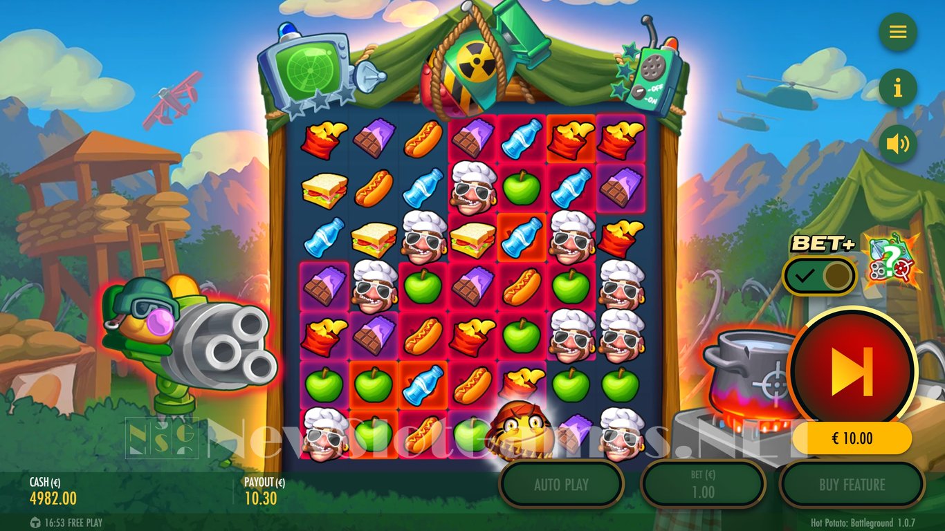 Hot Potato Battleground Slot Slot Image in Demo - pic. 5